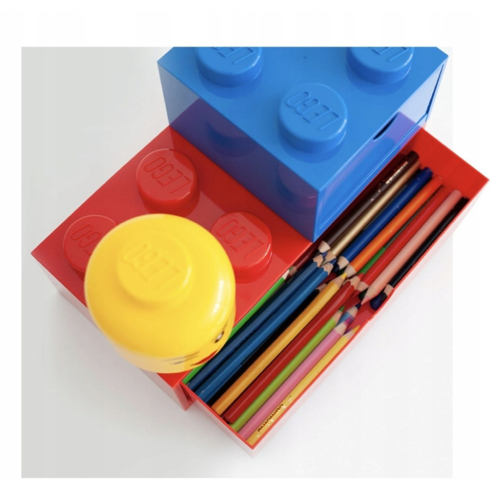 Pojemnik na klocki LEGO Brick Drawer Red czerwony do przechowywania