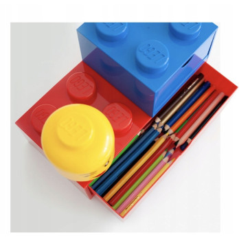 Pojemnik na klocki LEGO Brick Drawer Red czerwony do przechowywania