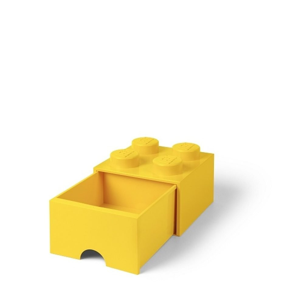 Pojemnik na klocki LEGO Brick Drawer 4 żółty 40051732