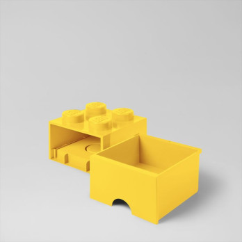 Pojemnik na klocki LEGO Brick Drawer 4 żółty 40051732