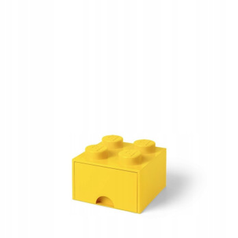 Pojemnik na klocki LEGO Brick Drawer 4 żółty 40051732