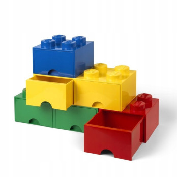 Pojemnik na klocki LEGO Brick Drawer 4 żółty 40051732