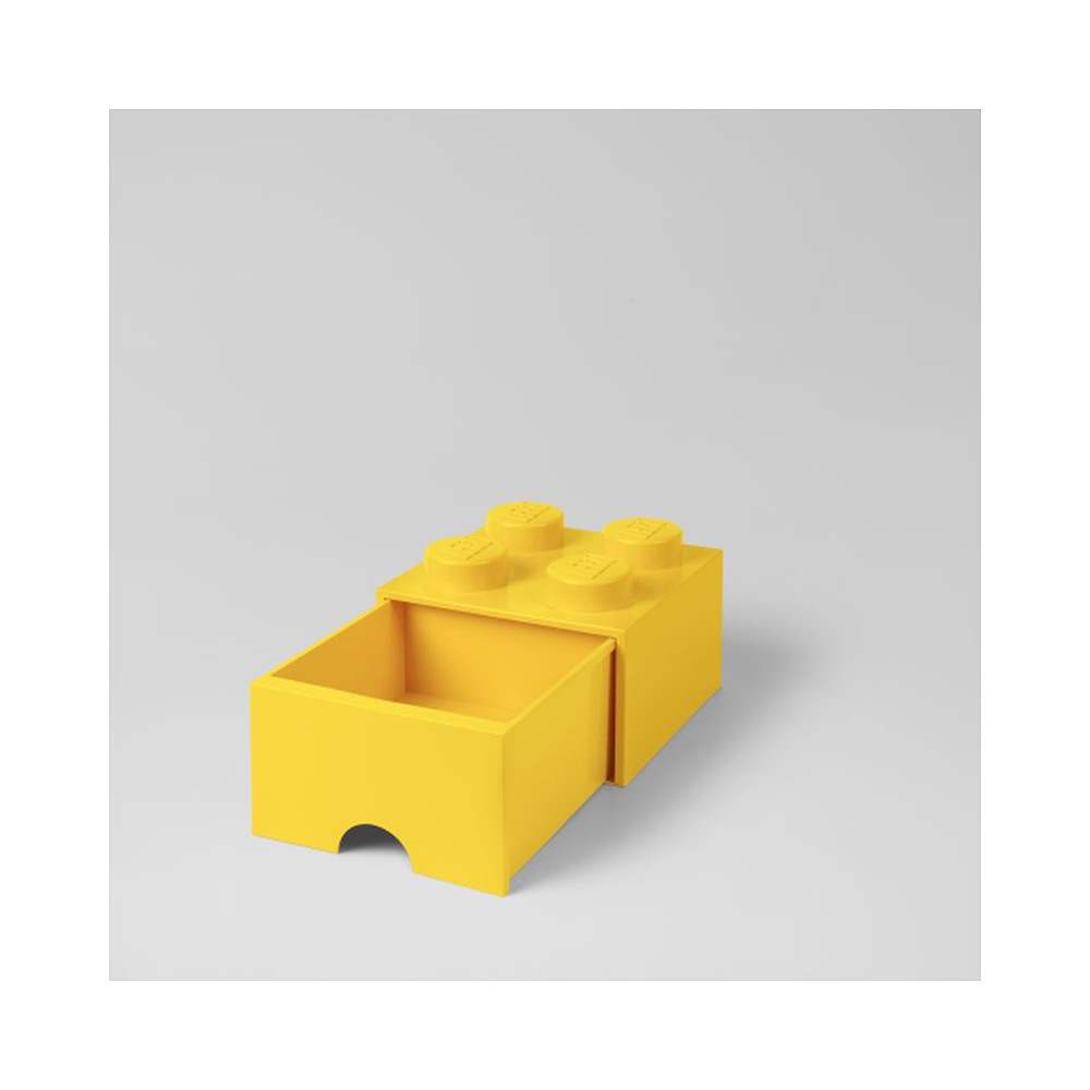 Pojemnik na klocki LEGO Brick Drawer 4 żółty 40051732