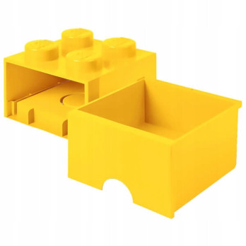 Pojemnik na klocki LEGO Brick Drawer 4 żółty 40051732