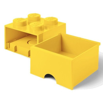 Pojemnik na klocki LEGO Brick Drawer 4 żółty 40051732