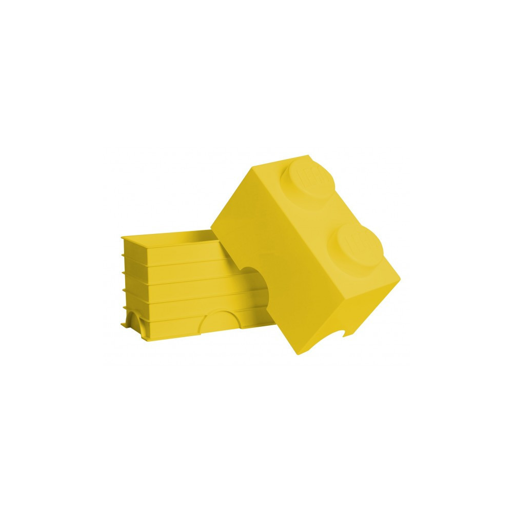 POJEMNIK NA KLOCKI LEGO Storage Brick 2 żółty 40021732