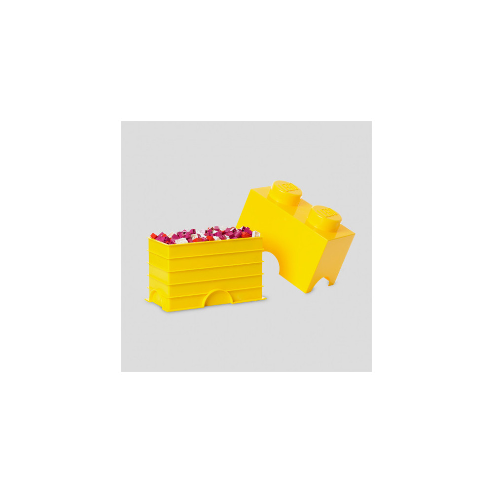 POJEMNIK NA KLOCKI LEGO Storage Brick 2 żółty 40021732