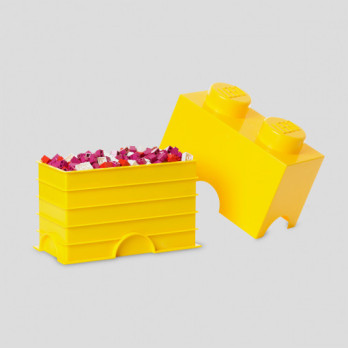 POJEMNIK NA KLOCKI LEGO Storage Brick 2 żółty 40021732
