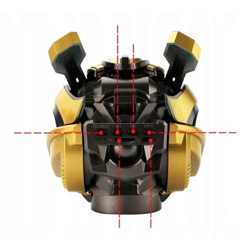 GŁOŚNIK BEZPRZEWODOWY BUMBLE BEE TRANSFORMERS BLUETOOTH ZŁOTY BASY