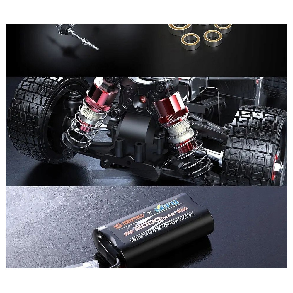 SAMOCHÓD WYŚCIGOWY RC 1:14 CITROEN C3 WRC1 4303 4X4 OFF-ROAD 2.4GHZ 60KM/H
