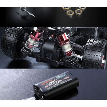 SAMOCHÓD WYŚCIGOWY RC 1:14 CITROEN C3 WRC1 4303 4X4 OFF-ROAD 2.4GHZ 60KM/H