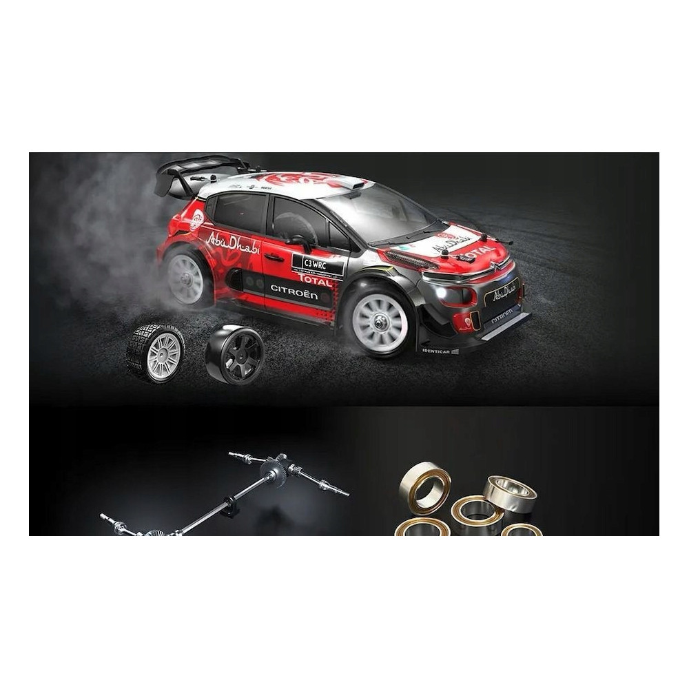 SAMOCHÓD WYŚCIGOWY RC 1:14 CITROEN C3 WRC1 4303 4X4 OFF-ROAD 2.4GHZ 60KM/H