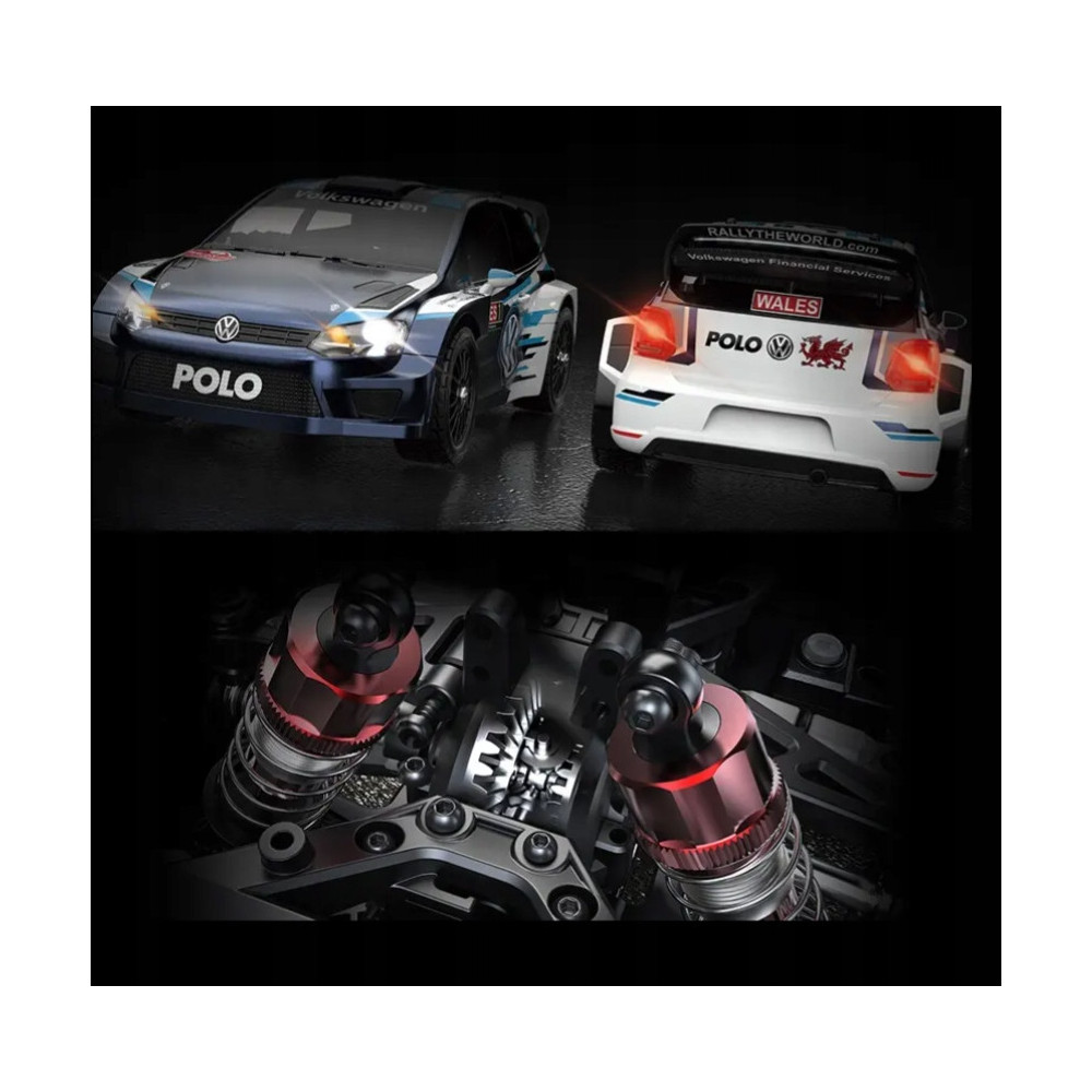 VW POLO SAMOCHÓD RC 1:14 SZYBKI STEROWANY AUTO OFF ROAD 2.4GHZ DRIFT 42 KM