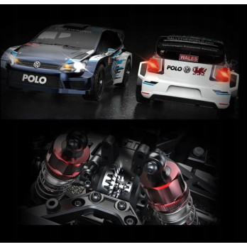 VW POLO SAMOCHÓD RC 1:14 SZYBKI STEROWANY AUTO OFF ROAD 2.4GHZ DRIFT 42 KM