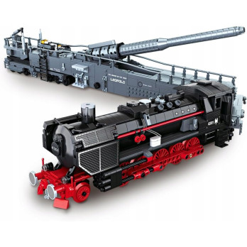 KLOCKI KONSTRUKCYJNE 1631 ELEMENTY NIEMIECKI K5 LEOPOLD MODEL POCIĄGU