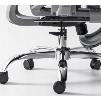 KRZESŁO BIUROWE ERGONOMICZNE PODNÓŻEK MESH REGULACJA SGS