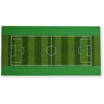ZESTAW 2x PŁYTA BAZOWA 25x25 cm BOISKO PIŁKARSKIE L*GO KOMPATYBILNE