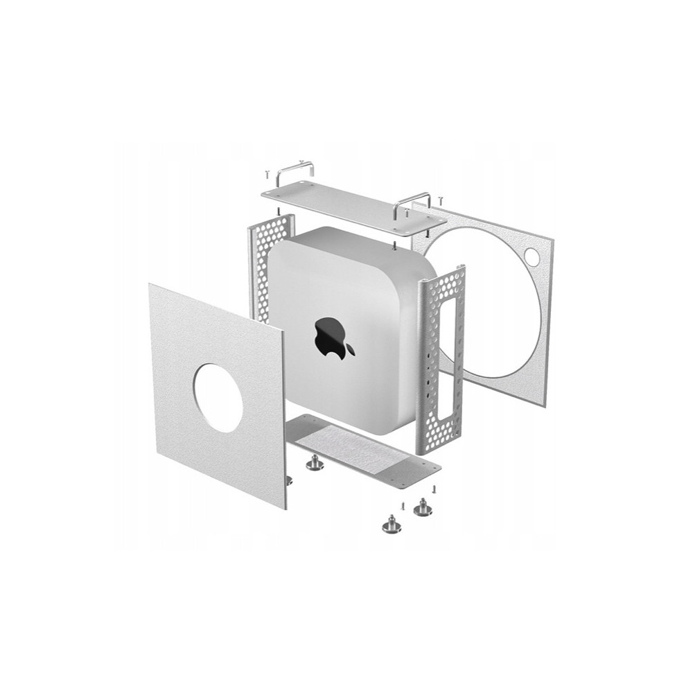METALOWA OBUDOWA OCHRONNA APPLE ALUMINIUM ANTYPOŚLIZGOWA MAC MINI 2024 M4