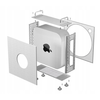 METALOWA OBUDOWA OCHRONNA APPLE ALUMINIUM ANTYPOŚLIZGOWA MAC MINI 2024 M4