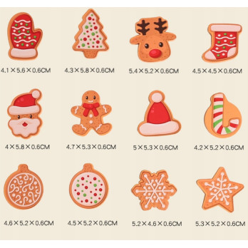 DREWNIANY ZESTAW CIASTECZEK DO KROJENIA ZABAWKA KUCHENNA MONTESSORI