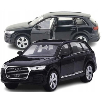 AUTO SUV AUDI Q7 1:32 METALOWY SAMOCHÓD MODEL DŹWIĘK ŚWIATŁA CZARNY BLACK