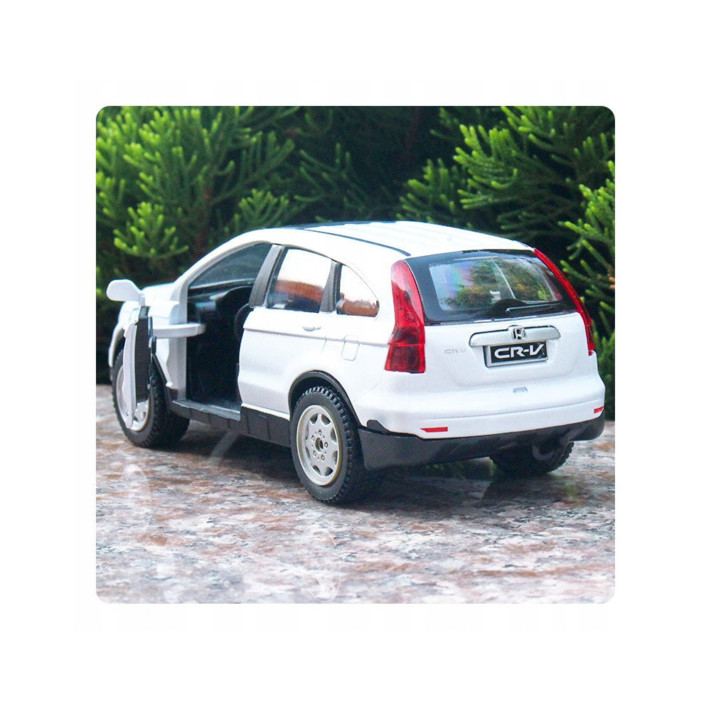 HONDA CRV METALOWY MODEL SAMOCHODU 1:32 DŹWIĘK ŚWIATŁO BIAŁY PREZENT