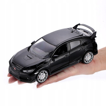 HONDA CIVIC METALOWY MODEL SAMOCHODU 1:24 DŹWIĘK ŚWIATŁO BLACK