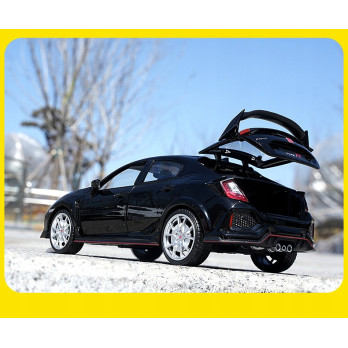 HONDA CIVIC METALOWY MODEL SAMOCHODU 1:24 DŹWIĘK ŚWIATŁO BLACK