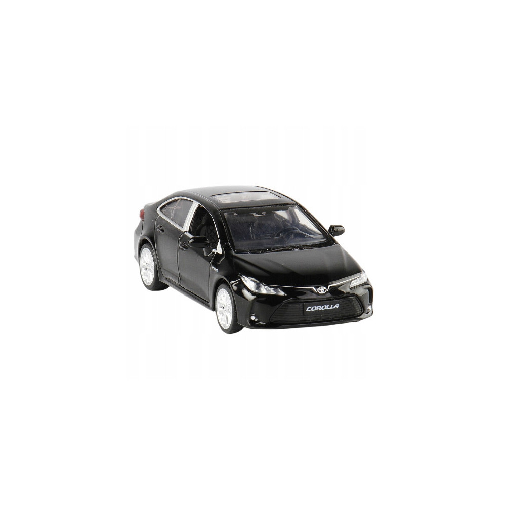 TOYOTA COROLLA HYBRID METALOWY MODEL SAMOCHODU 1:32 DŹWIĘK ŚWIATŁO CZARNY