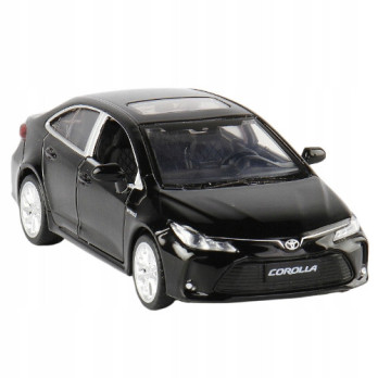 TOYOTA COROLLA HYBRID METALOWY MODEL SAMOCHODU 1:32 DŹWIĘK ŚWIATŁO CZARNY