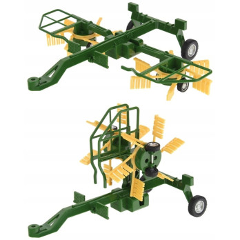 TRAKTOR ZDALNIE STEROWANY Z PRZYCZEPĄ 4W1 AKCESORIA ZESTAW