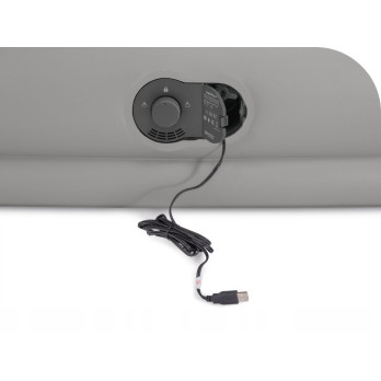 Materac dmuchany jednoosobowy łóżko z pompką USB Intex 64112 biwak namiot