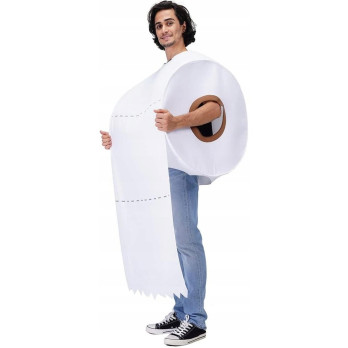 ZABAWNY KOSTIUM NA HALLOWEEN PRZEBRANIA ROLKA PAPIERU TOALETOWEGO