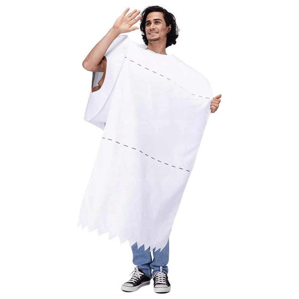 ZABAWNY KOSTIUM NA HALLOWEEN PRZEBRANIA ROLKA PAPIERU TOALETOWEGO