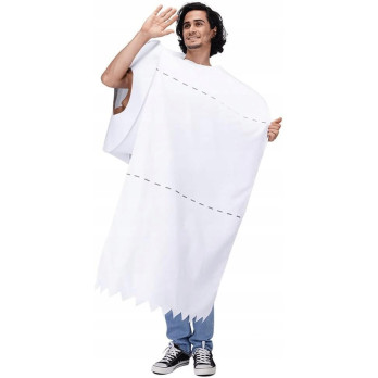 ZABAWNY KOSTIUM NA HALLOWEEN PRZEBRANIA ROLKA PAPIERU TOALETOWEGO