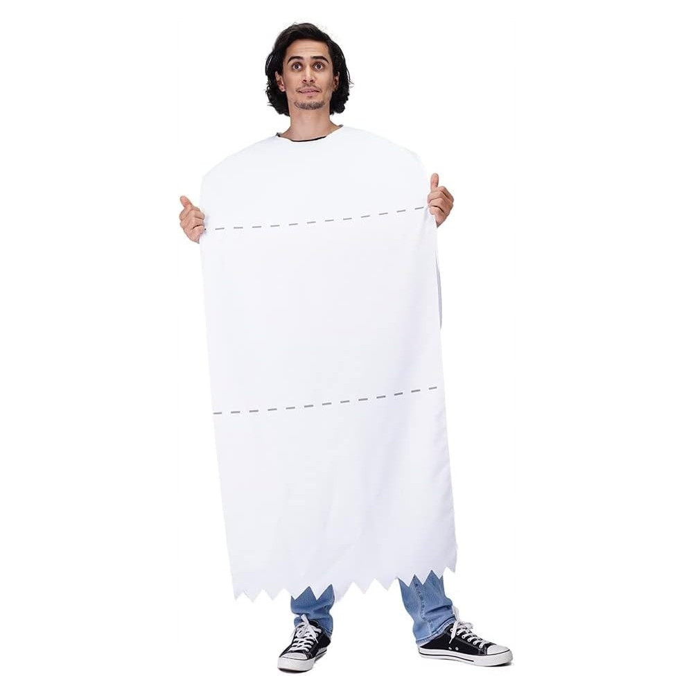 ZABAWNY KOSTIUM NA HALLOWEEN PRZEBRANIA ROLKA PAPIERU TOALETOWEGO