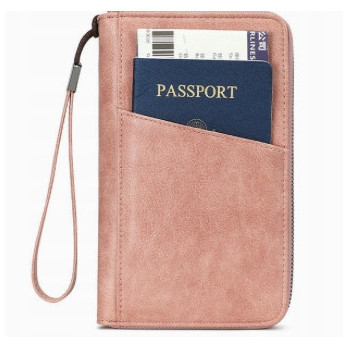 PORTFEL PODRÓŻNY RFID ETUI NA PASZPORT DOKUMENTY KARTY BILETY WODOODPORNY