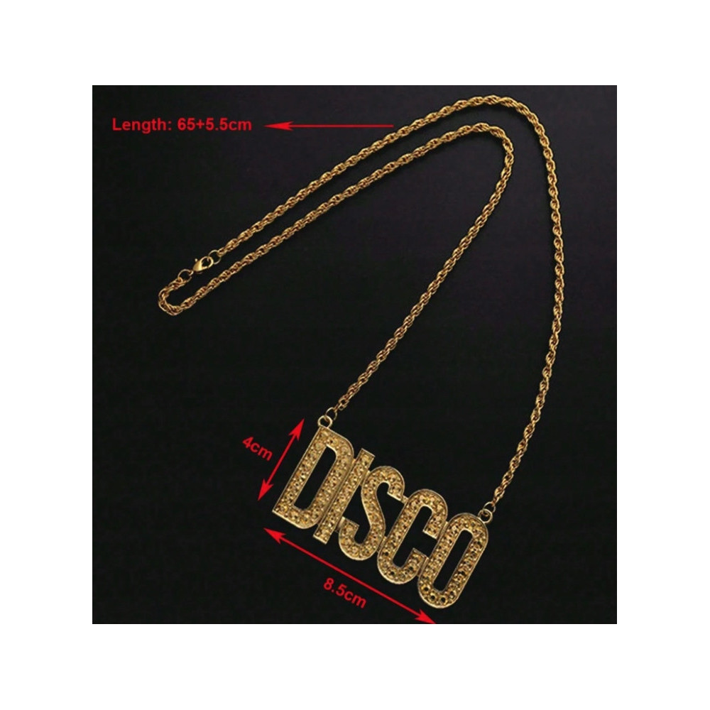 ZESTAW DISCO LAT 70 80 PERUKA WĄSY OKULARY KOSTIUM MĘSKI IMPREZA