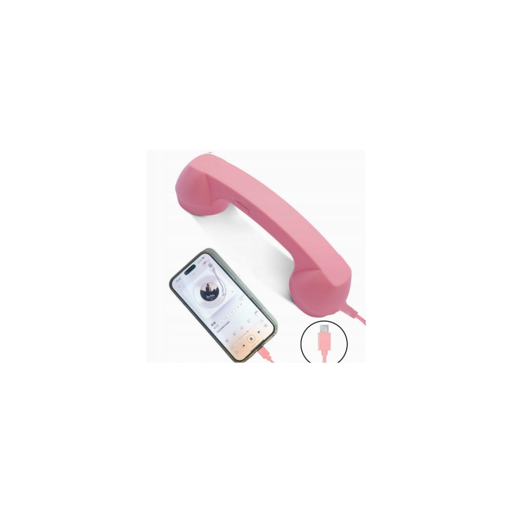 RETRO SŁUCHAWKA TELEFONICZNA USB-C STYL VINTAGE DO SMARTFONÓW