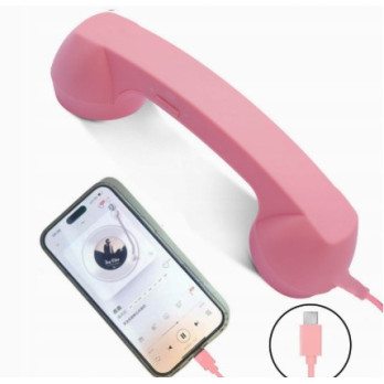 RETRO SŁUCHAWKA TELEFONICZNA USB-C STYL VINTAGE DO SMARTFONÓW