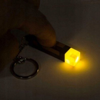 MINECRAFT BRELOK MINI LAMPKA LATARKA LED USB POCHODNIA ZABAWKA PREZENT