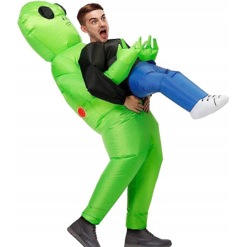 PRZEBRANIE DMUCHANY STRÓJ KOSMITA ALIEN KOSTIUM DLA DOROSŁYCH