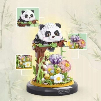 KLOCKI PANDA WSPINACZKA NA DRZEWO ZESTAW KLOCKÓW DO UŁOŻENIA PREZENT