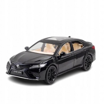 TOYOTA CAMRY METALOWY MODEL SAMOCHODU 1:24 DŹWIĘK ŚWIATŁO CZARNY