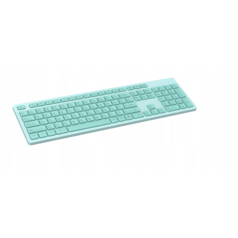ZESTAW BEZPRZEWODOWY KLAWIATURA I MYSZ QWERTY IT USB ZIELONA
