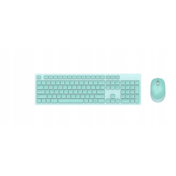 ZESTAW BEZPRZEWODOWY KLAWIATURA I MYSZ QWERTY IT USB ZIELONA