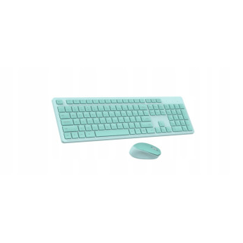 ZESTAW BEZPRZEWODOWY KLAWIATURA I MYSZ QWERTY IT USB ZIELONA