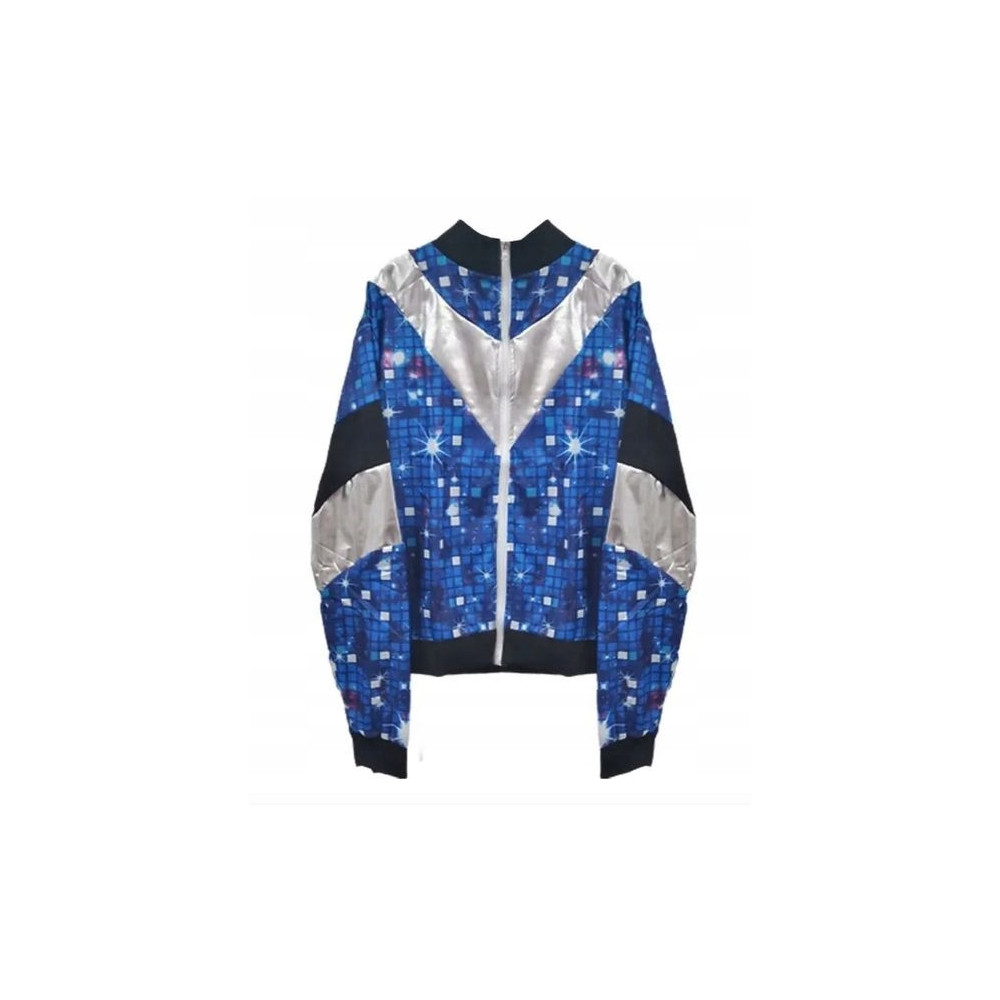 STRÓJ DRES DISCO WZÓR DYSKOTEKA LATA 80 UNISEX DAMSKI MĘSKI ROZMIAR XXL