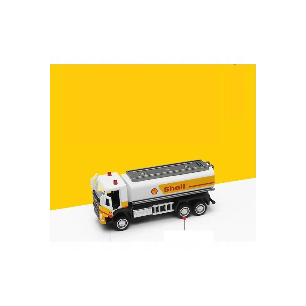 STACJA BENZYNOWA SHELL CCA DIY DIORAMA MODEL PARKING DO AUTEK Z SAMOCHODEM
