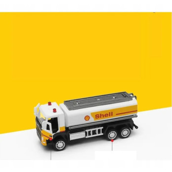 STACJA BENZYNOWA SHELL CCA DIY DIORAMA MODEL PARKING DO AUTEK Z SAMOCHODEM